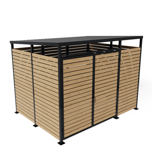 Контейнерная площадка SECURITIO Wood Duo
