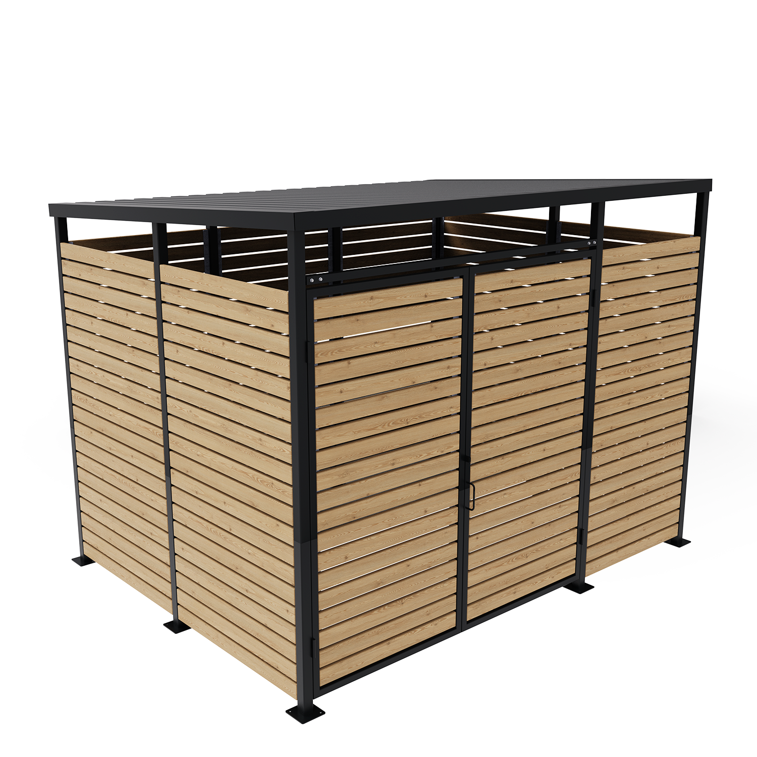 Контейнерная площадка SECURITIO Wood Duo