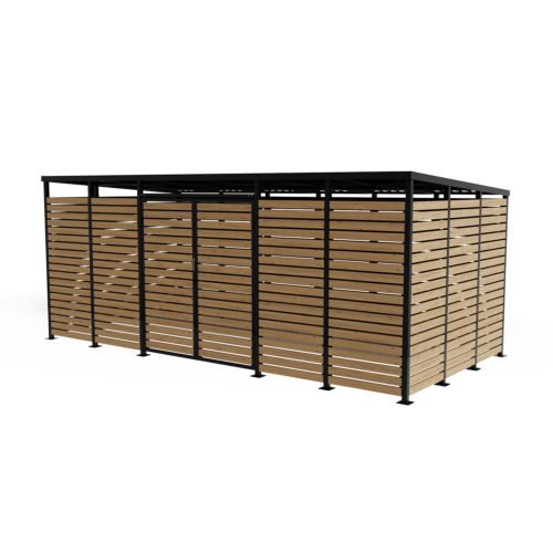 Контейнерная площадка SECURITIO Wood Long