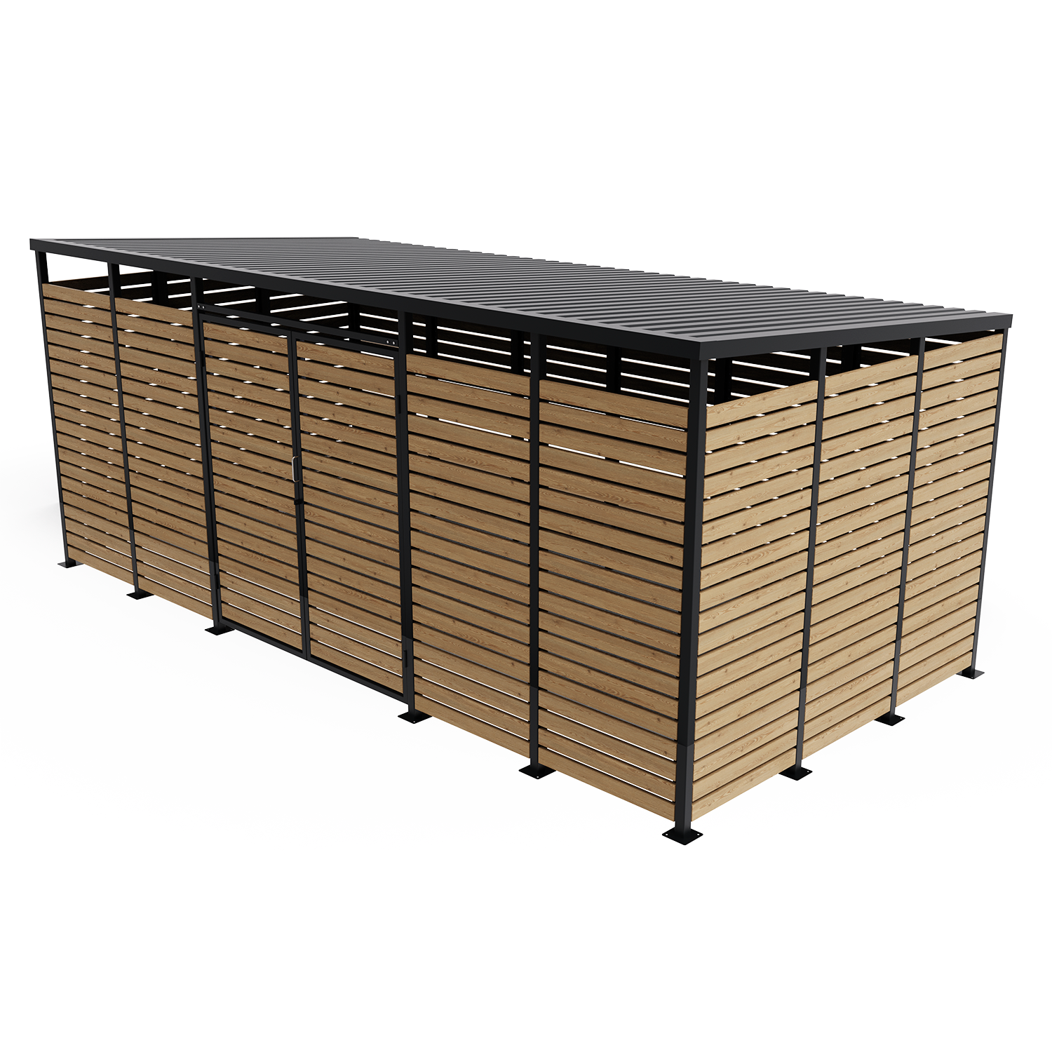 Контейнерная площадка SECURITIO Wood Long — изображение 5