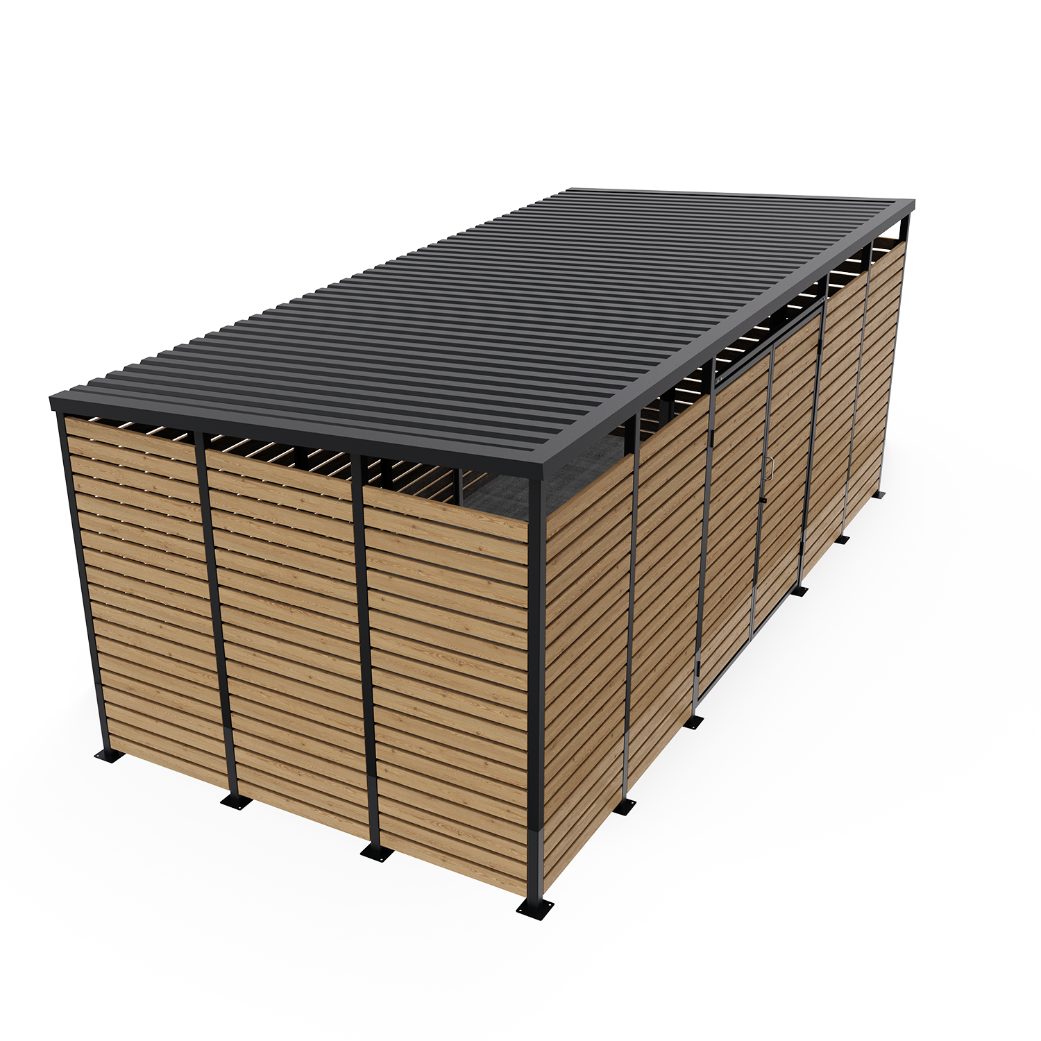 Контейнерная площадка SECURITIO Wood Long — изображение 2
