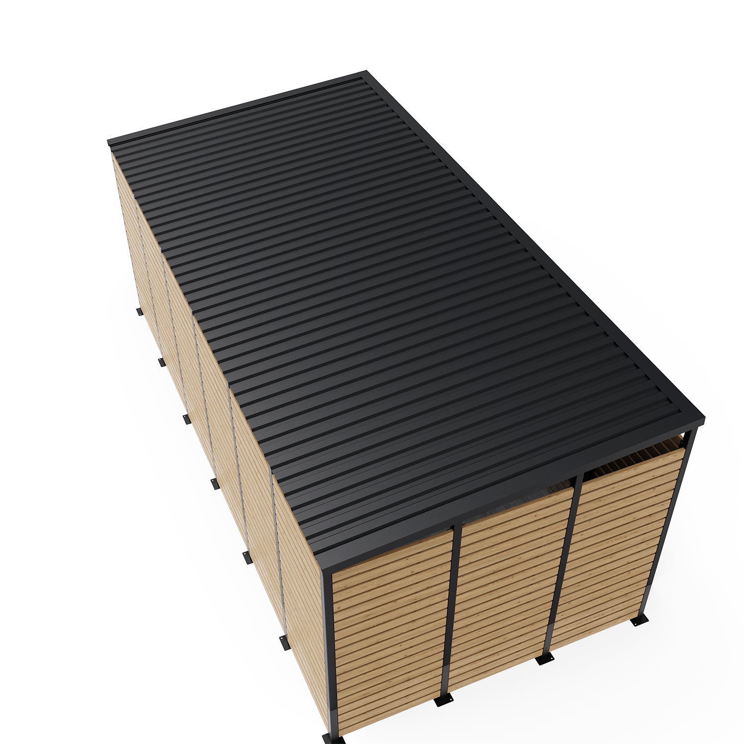 Контейнерная площадка SECURITIO Wood Long — изображение 3