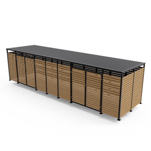 Контейнерная площадка SECURITIO Wood Hexa