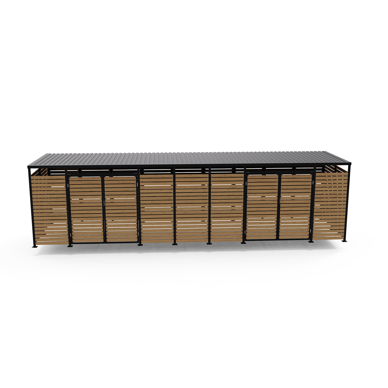 Контейнерная площадка SECURITIO Wood Hexa — изображение 3