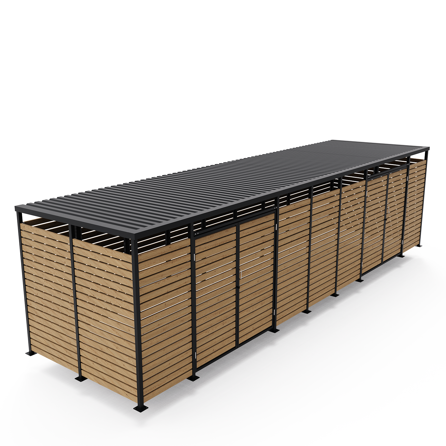 Контейнерная площадка SECURITIO Wood Hexa — изображение 2