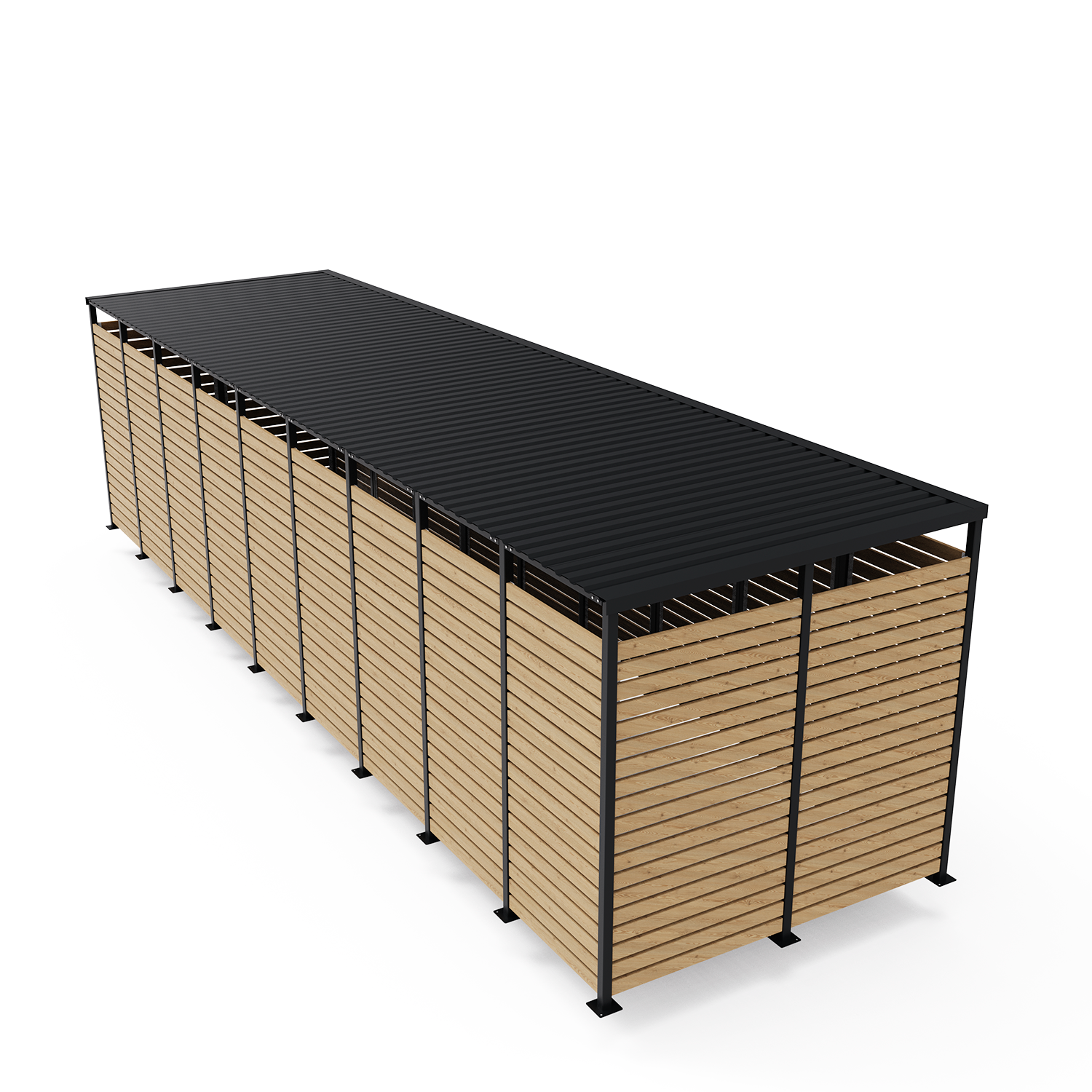 Контейнерная площадка SECURITIO Wood Hexa — изображение 4