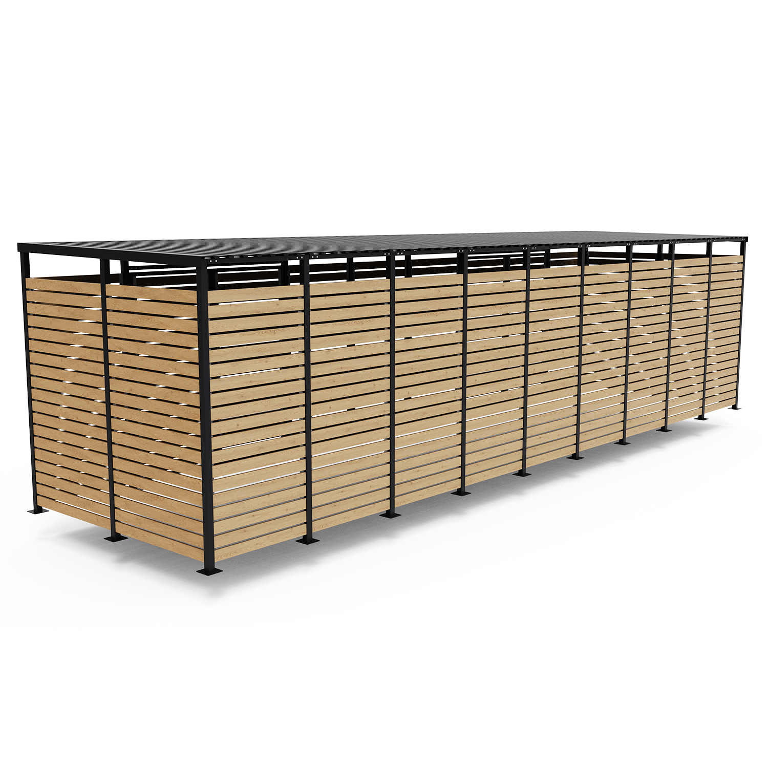Контейнерная площадка SECURITIO Wood Hexa — изображение 5
