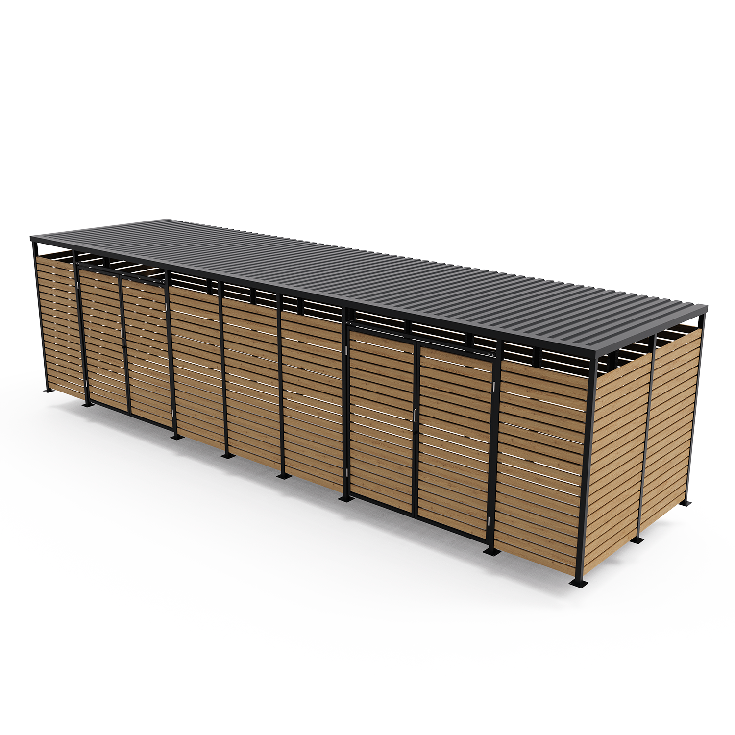 Контейнерная площадка SECURITIO Wood Hexa